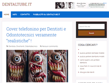 Tablet Screenshot of dentaltube.it